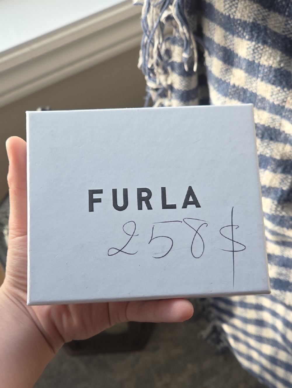 Furla White Box with Black Logo